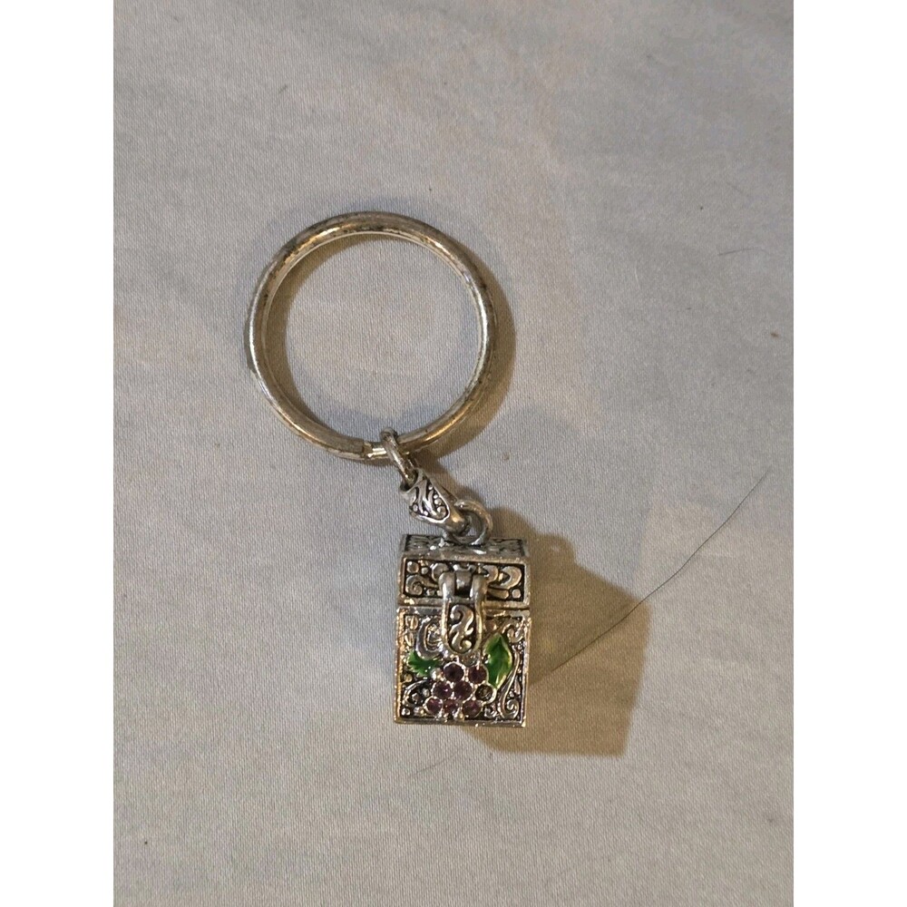 Silver Tone Prayer Hinged Box Pendent